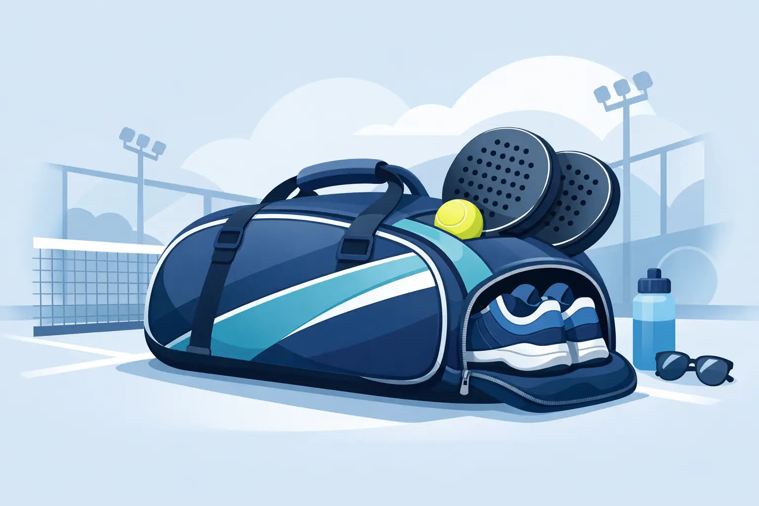 Choose a Padel Bag with Shoe Compartment