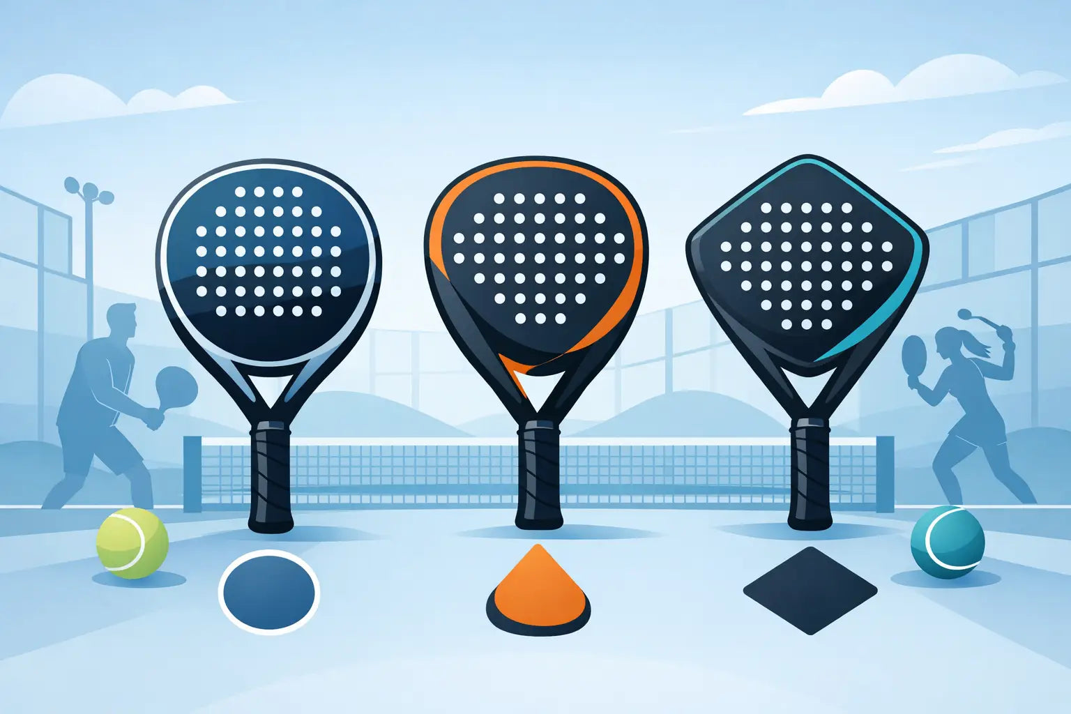 Padel Racket Shape Comparison Made Simple