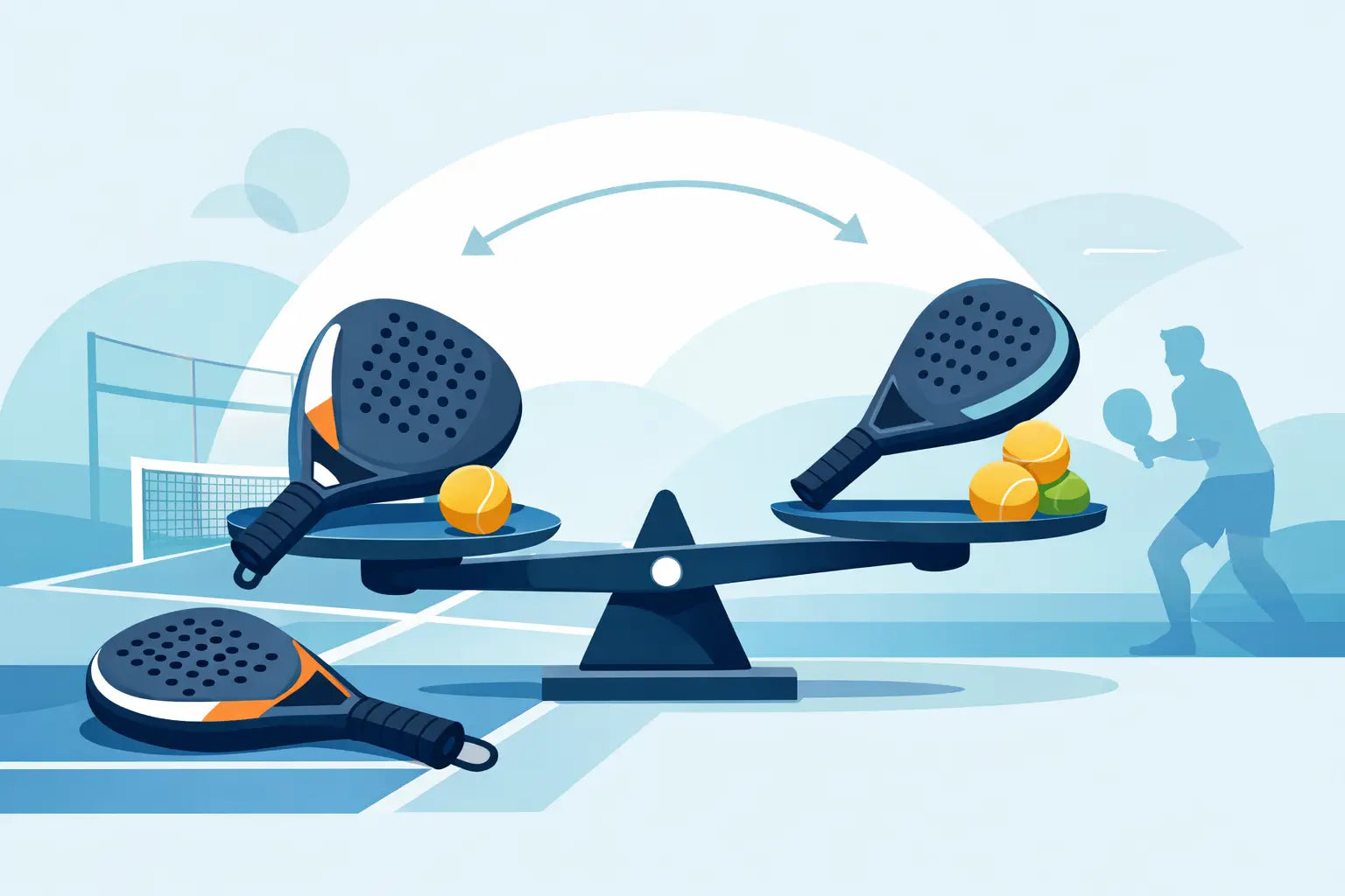 Padel Rackets In Use What Weight Padel Racket Should You Use?