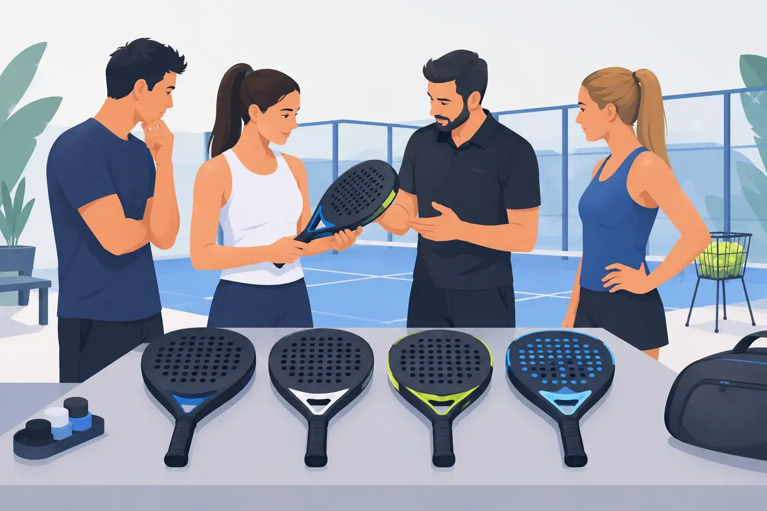 Racket Fitting Examples for Every Padel Player