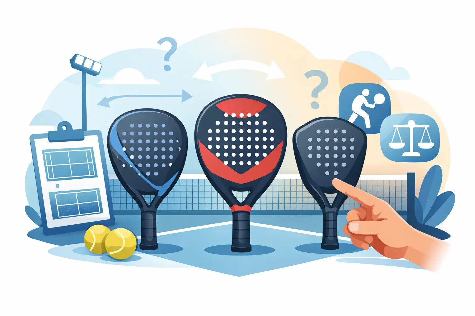 How to Pick Racket Shape for Padel