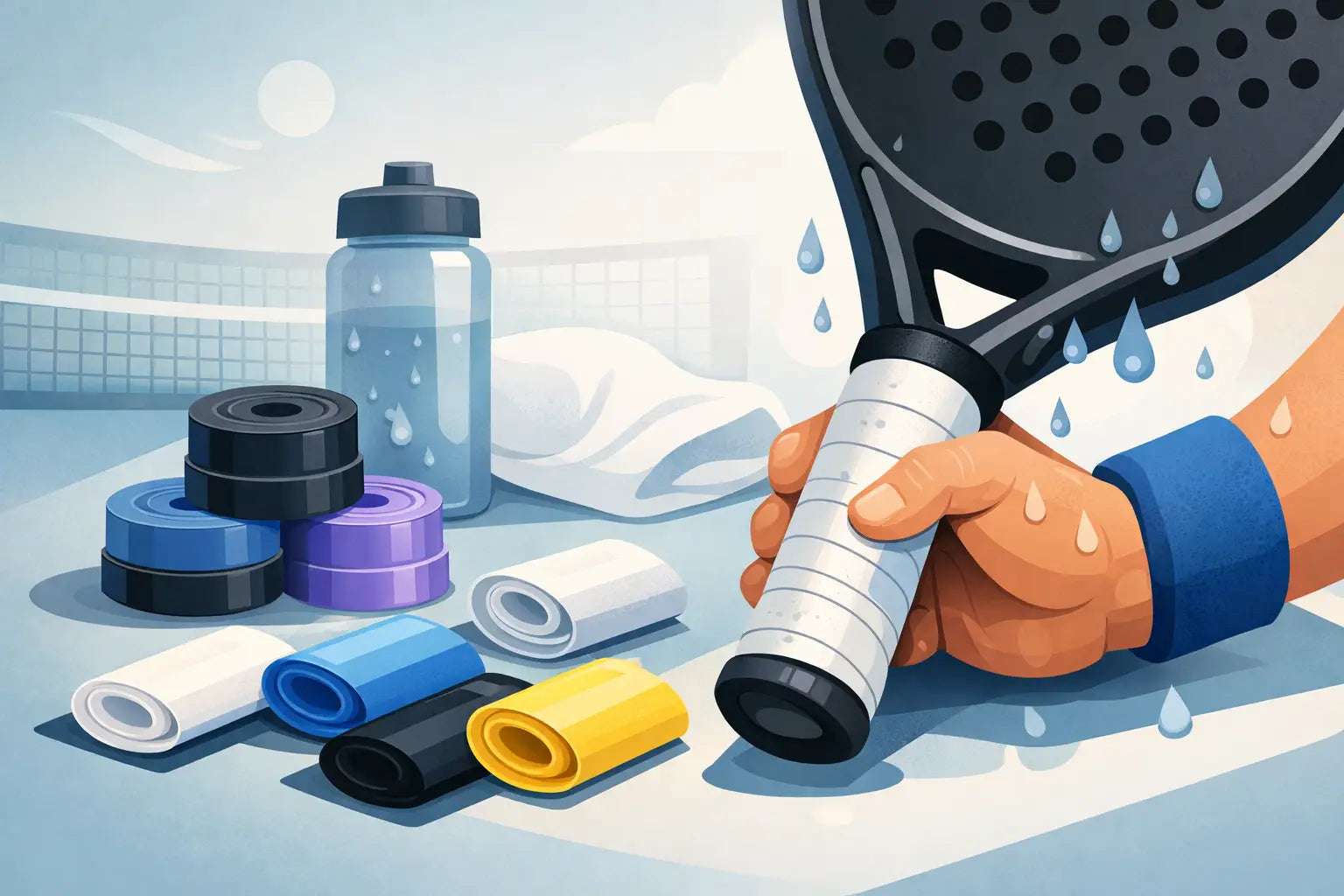 7 Best Padel Overgrips for Sweat