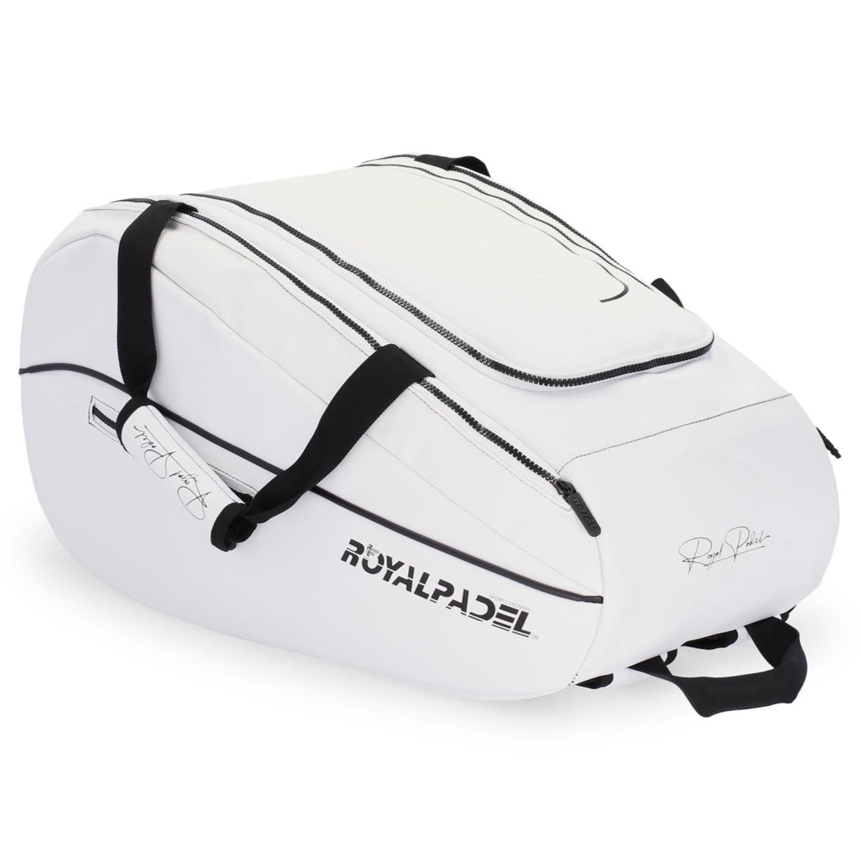 Royal Padel Signature White Racket Bag - Ultimate Padel