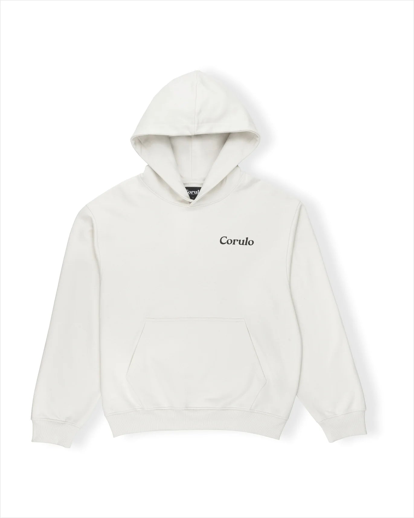 Corulo Signature Logo Hoodie (White) - Ultimate Padel