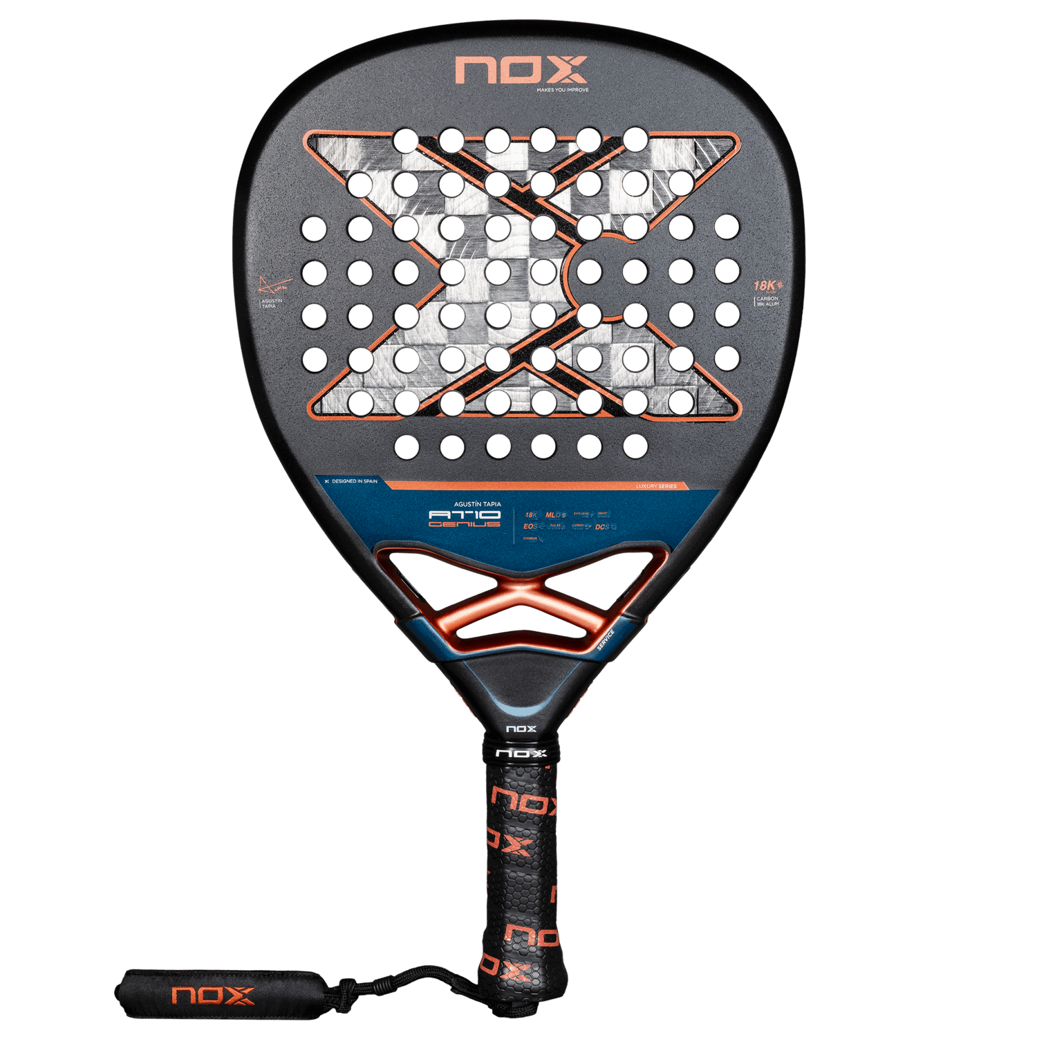 Nox AT10 Genius Attack 18K 2025 Padel Racket - Ultimate Padel