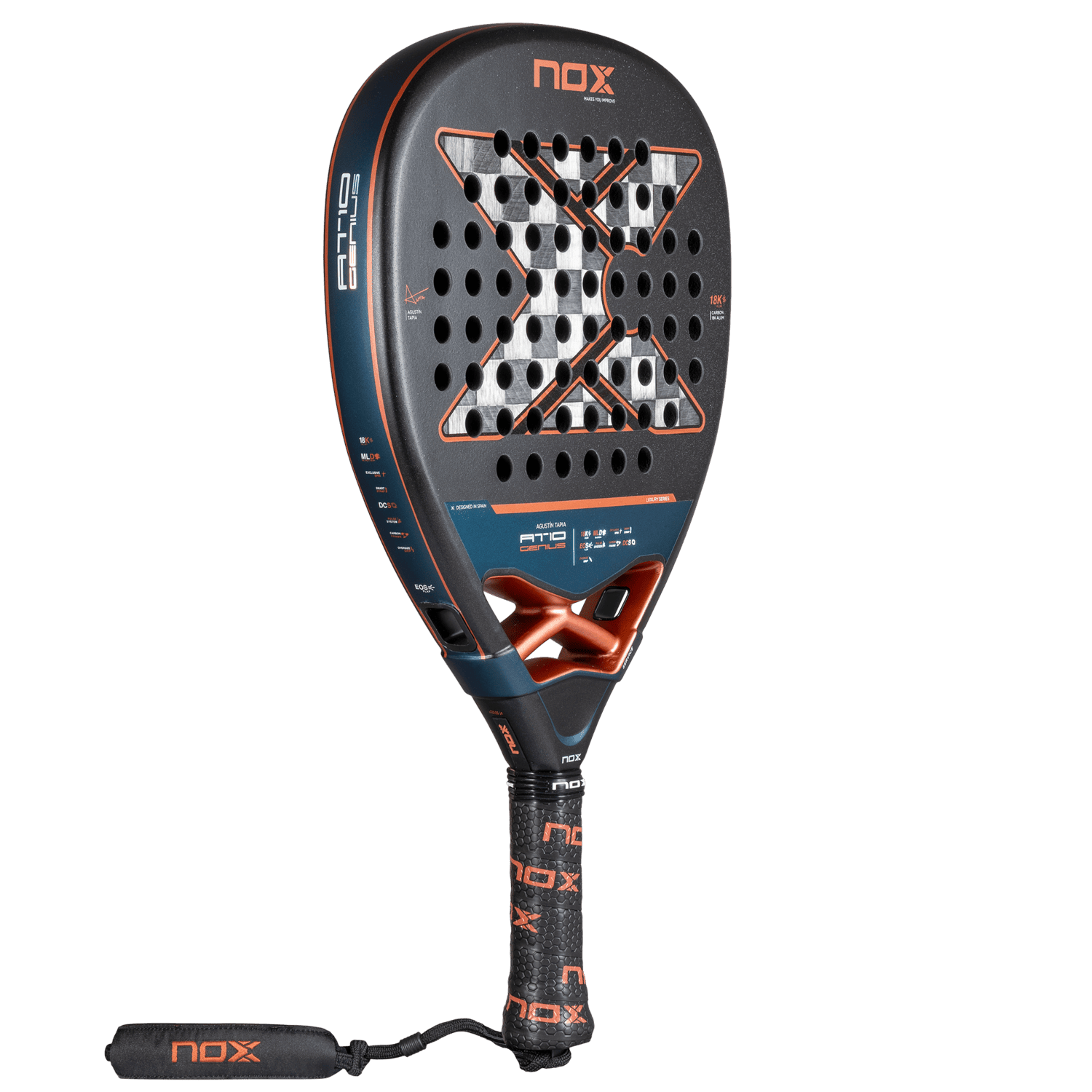 Nox AT10 Genius Attack 18K 2025 Padel Racket - Ultimate Padel