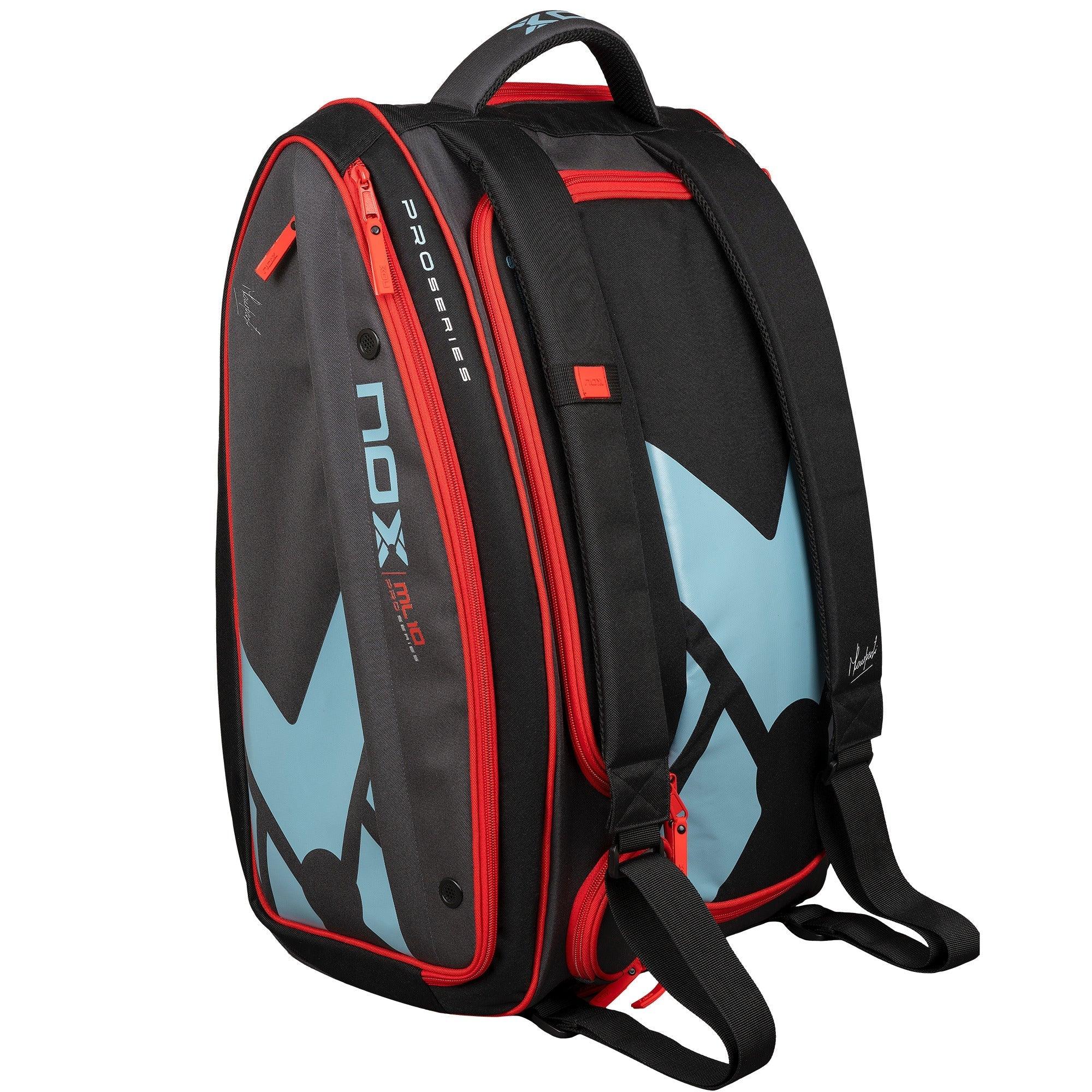 Nox ML10 Competition XL Compact Racket Bag (Red/Grey/Black)